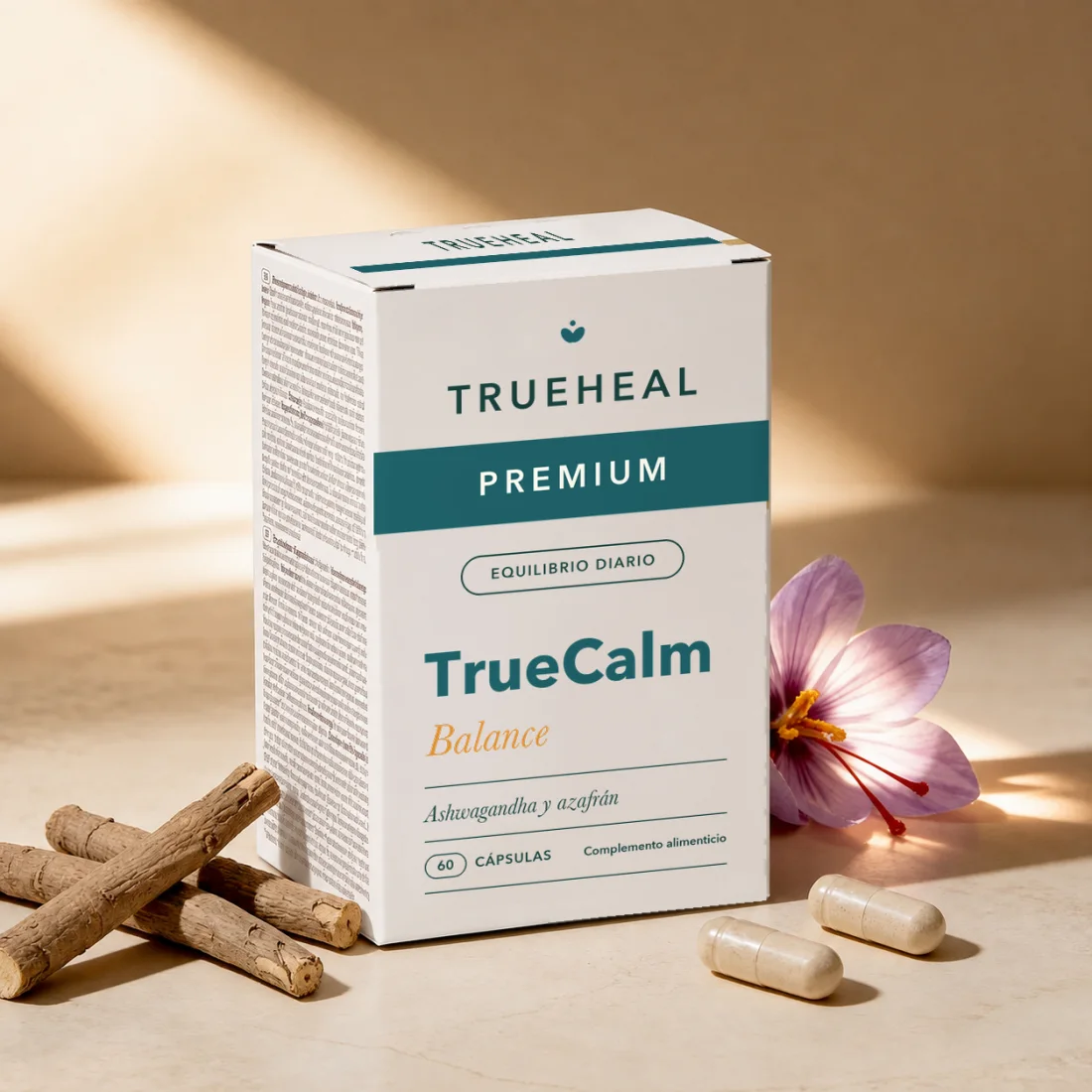 TrueCalm Balance con flor de azafrán